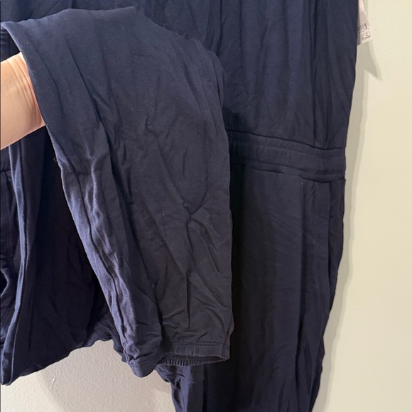 Daily Ritual NWT Navy Blue Tank Top Straight Leg Jumpsuit Size XL - Picture 6 of 9